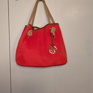 Michael MICHAEL KORS Large Coral MARINA ROPE Tote